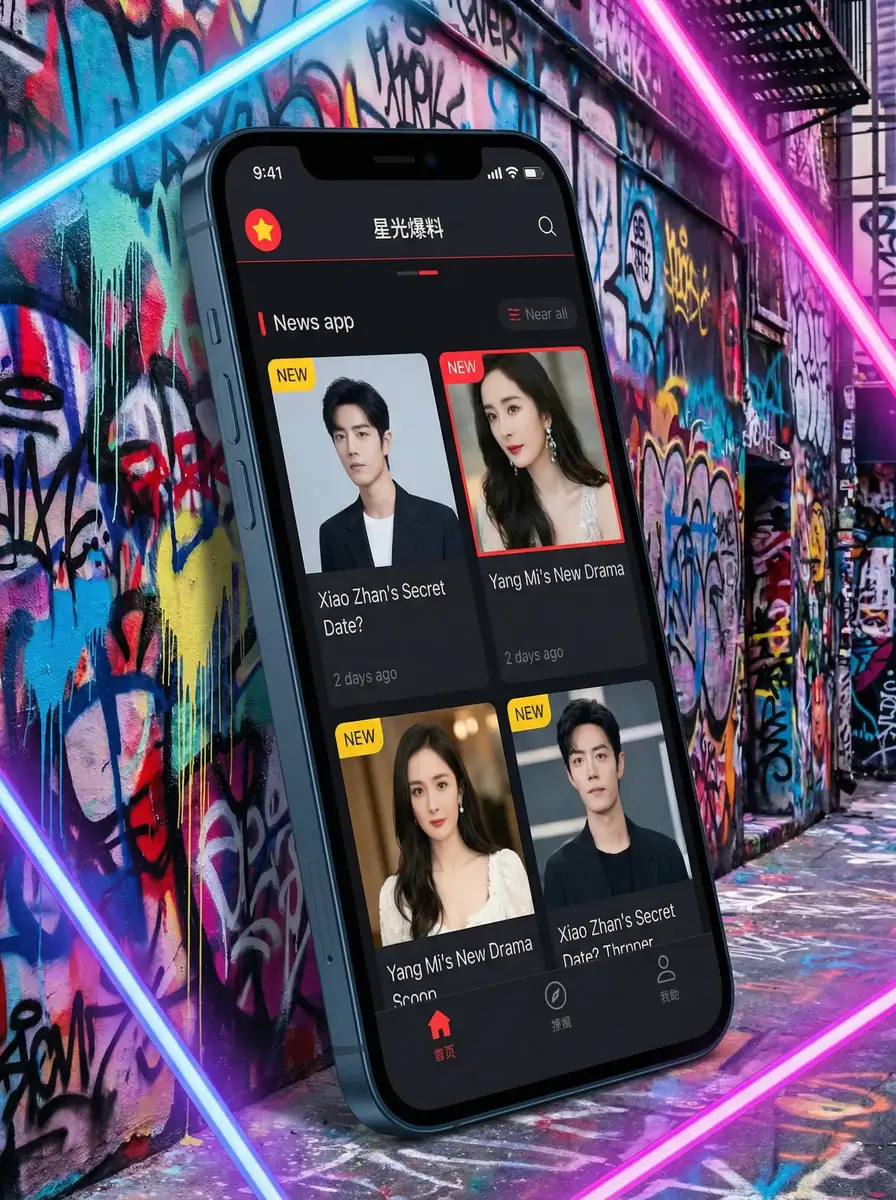 龙泽罗拉是 APP界面展示 - 掌上吃瓜神器